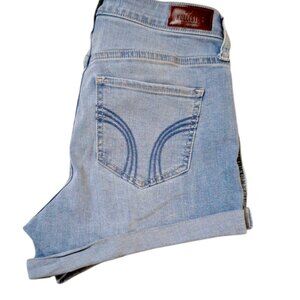 Hollister Women's Light Blue Denim Shorts